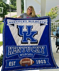 1903 Ncaa Kentucky Wildcats Loved Quilt Bedding Set