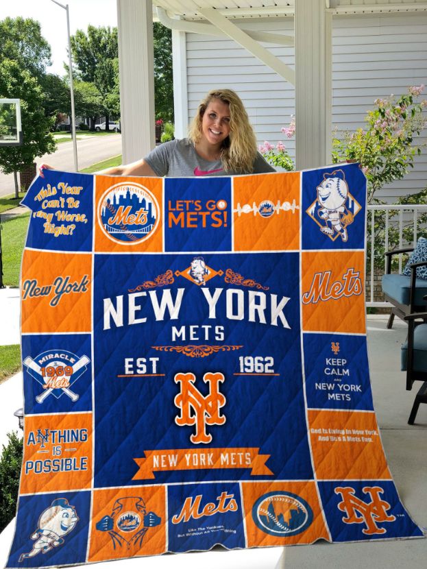 1962 New York Mets Quilt Blanket - Celebrate a Historic Moment in Baseball