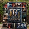 1T012_I01_D01 Supernatural Blanket with Quilt Bedding Set for Boys