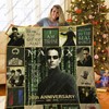 20th Anniversary The Matrix Trilogy Quilt Blanket for Sci-Fi Fans