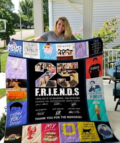 25 Years Of F.R.I.E.N.D.S Combined Quilt Bedding Set