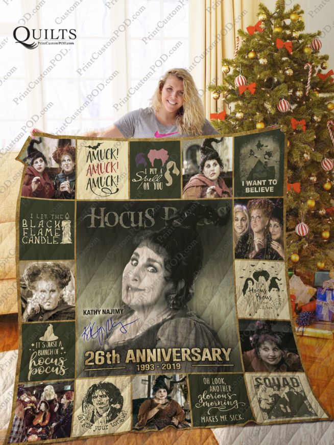 26th Anniversary Hocus Pocus Collection Quilt Bedding Set, Perfect for Halloween Fans