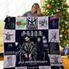 2nd Anni Beetlejuice Collection Quilt Blanket with Quotes, Bed Set Cute