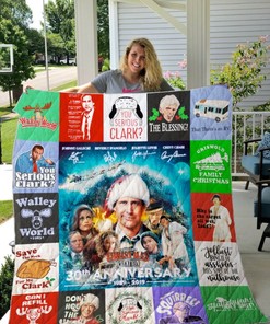 30th Anniversary National Lampoon & Christmas Vacation For Fans Quilt Bedding Set