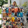35 Years Godzilla 1954 - 2019 Poster Co Fans Quilt Blanket with Keywords