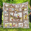 35 Years of Calvin and Hobbes Thank You for the Memories Quilt Blanket for Fans