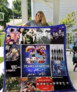 35 Years of New Kids On The Block Inspired Quilt Bedding Set for Music Lovers