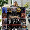 35th Anniversary Guns N' Roses Rock Band Quilted Bedding Set - Twin Size