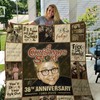 36th Anniversary A Christmas Story Collection Quilt Bedding Set with Important Information