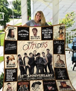 37 Years of The Outsiders Inspired Quilt Bedding Set for Book Lovers