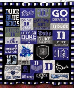3D Duke Blue Devils Quilt Bedding Set Dbd001 DUP
