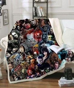 3D Horror Movie Blanket For Beds for Scary Movie Lovers