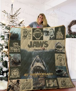 45th Anniversary - Celebrate Jaws with this Quilt Blanket