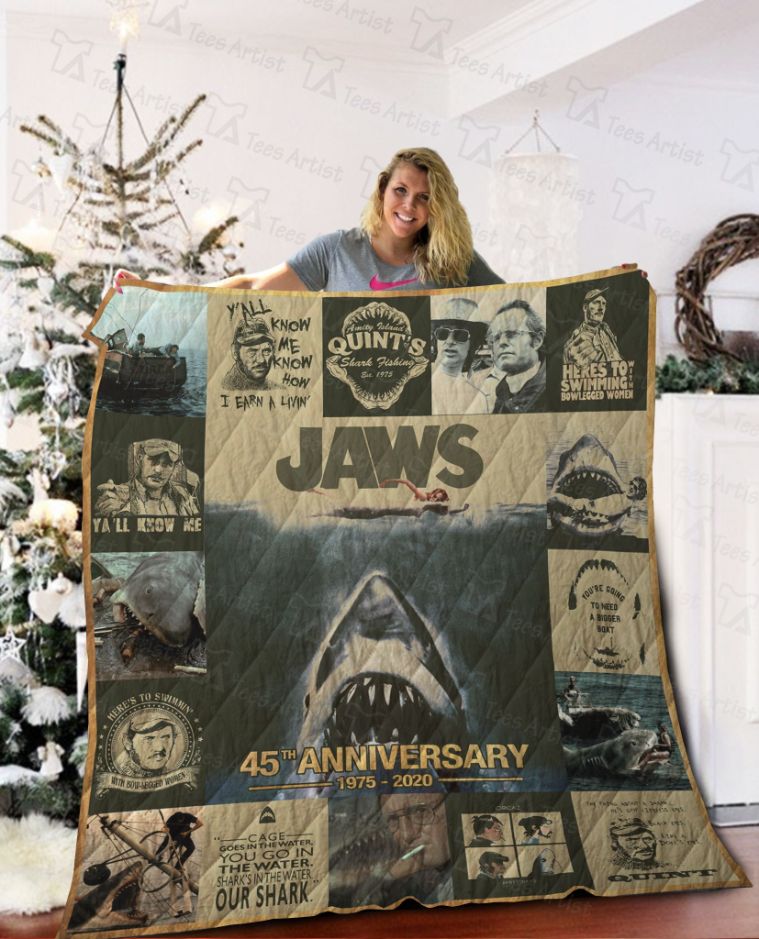 45th Anniversary - Celebrate Jaws with this Quilt Blanket