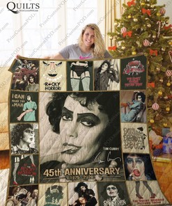 45th Anniversary The Rocky Horror Picture Show Collected Bed Set Twin with Quilt Blanket