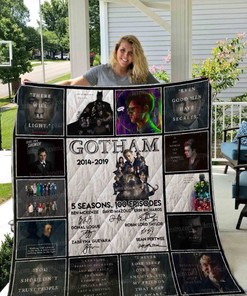 5 Seasons Gotham Collection Quilt Bedding Set - Perfect for Fans of Thriller and Crime TV Shows
