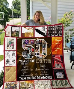 50Years Of Led Zeppelin Quilt Bedding Set TH0507 - Celebrating The Legendary Band