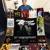 50th Anniversary Of Zz Top Band Vintage Quilt Bedding Set - Celebrate ZZ Top with a Nostalgic Quilt Bedding Set