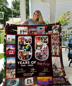 55 Years of Pink Floyd Quilt Blanket for Fans of the Legendary Band
