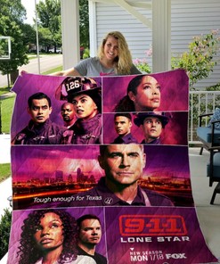 9-1-1 Tough Enough For Texas Lone Star Inspired Quilt Bedding Set