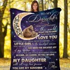 A Bear Blanket Gift From Mom To Daughter To Express Pride And Honor