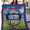 A Bold New Era Jayhawks Ncaa Kentucky Wildcats Collection Quilt Bedding Set