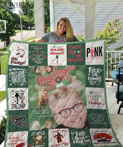 A Christmas Story Quilt Blanket Ver 17-2 DUP for Holiday Classic Movie Fans