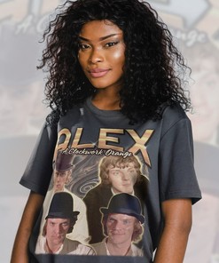 A Clockwork Orange Retro Movie Shirt for Women - RETRO Alex Shirt with DeLarge Patrick Magee Quote and New York Style