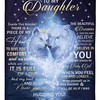 A Daughter's Comfort Guaranteed With A Fleece Blanket Gift From Mom With Love