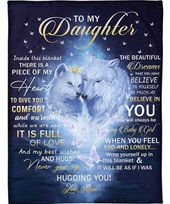 A Daughter's Comfort Guaranteed With A Fleece Blanket Gift From Mom With Love