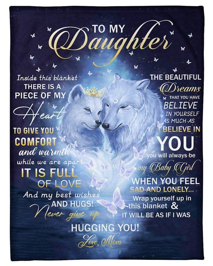 A Daughter's Comfort Guaranteed With A Fleece Blanket Gift From Mom With Love