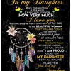 A Father's Gift To Show Love And Support Through Fleece Blanket For His Daughter