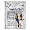 A Funny Fleece Blanket Gift for Your Sister-in-Law