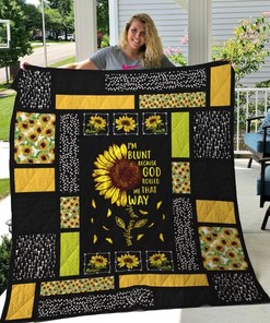 A Gift for Sunflower Lovers: Sunflower Girl Quilt Bedding Set