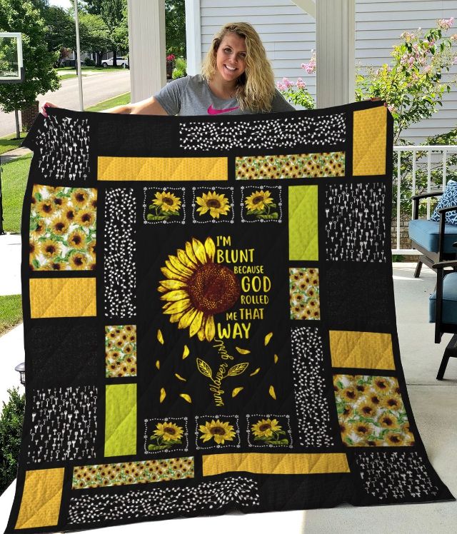 A Gift for Sunflower Lovers: Sunflower Girl Quilt Bedding Set