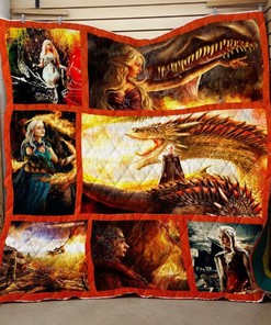 A Girl Has No Name Game Of Thrones Quilt Bedding Set with Epic Quotes