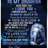 A Lion Blanket Gift From Dad To Daughter To Inspire and Express Love