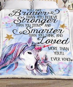A Unicorn Fleece Quilt Blanket Gift To Cherish