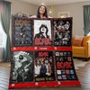 AC/DC Band Album Collage Quilt Bedding Set for Fans