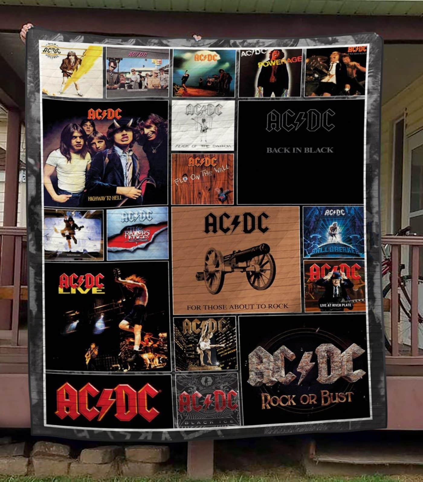 AC/DC HVT230502 Quilt Bedding Set