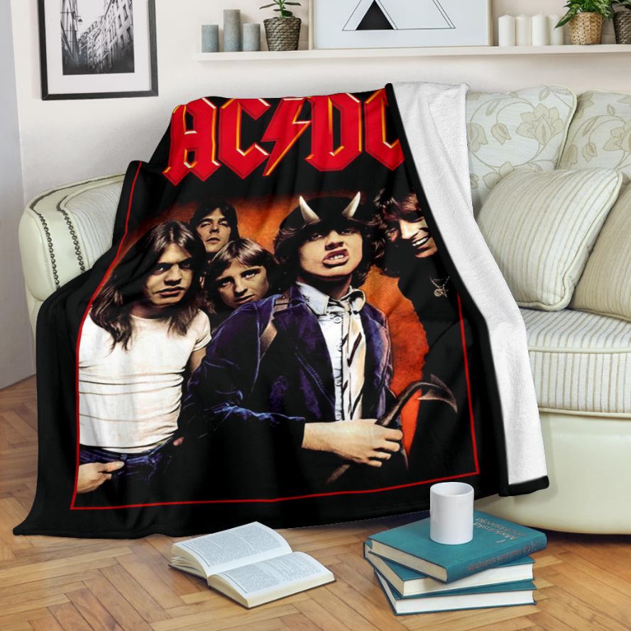 AC/DC Music Band Quilt Bedding Set - For fans of AC/DC, this quilt bedding set packs a powerful punch