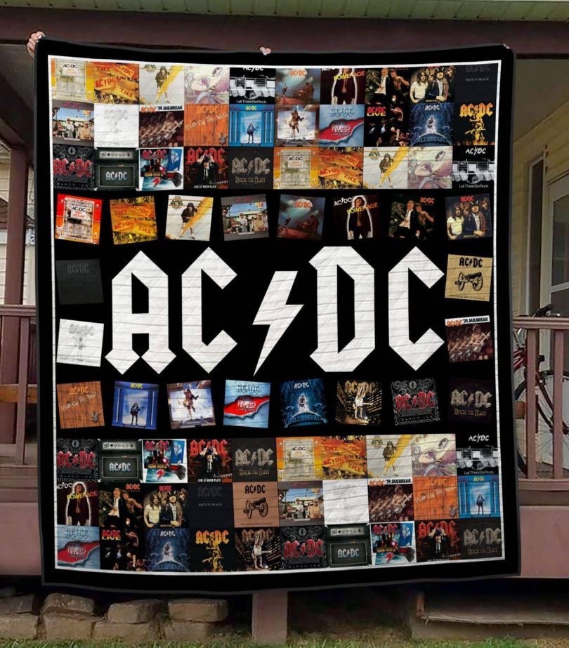 AC/DC Quilt Bedding Set - Get Amped up with this Customized Bedding Set