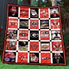 ATL Bound Georgia Bulldogs Ncaa Quilt Bedding Set