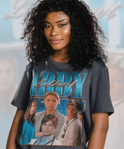 Abby Lockhart Shirt with a vintage flavor of the medical drama series ER, featuring Abigail Marjorie Lockhart