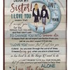 Accept Your Sister for Who She Is â€“ Personalized Fleece Blanket Gift