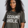 Accountaholic Shirt with a catchy message for accounting enthusiasts, inspired by being an accounting teacher