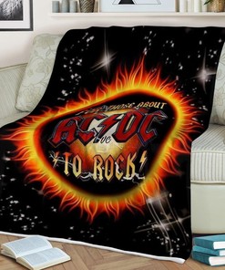 Acdc Music Band Fan Gift Comfy Sofa Throw Blanket Gift with Quilt Bedding Set, Great Gifts for Music Lovers
