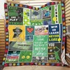Ace Your Game With Tennis Keep Calm And Play Tennis Quilt Blanket