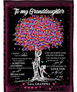 Achieve Anything Quilt Bedding Set for Granddaughter from Grandma