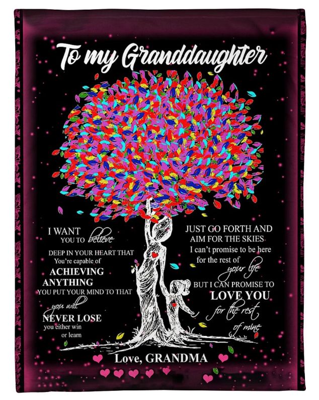 Achieve Anything Quilt Bedding Set for Granddaughter from Grandma